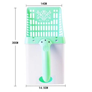 Cat Litter Scoop Plastic High Quality Portable Cat Litter Shovels With Bag