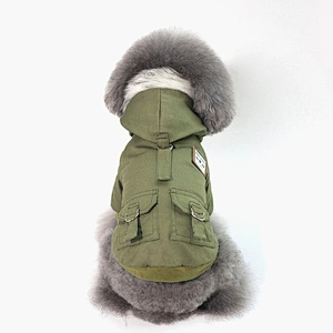 Hot sale pet windbreaker cotton coat fashion pet dog autumn & winter clothes
