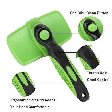Hot sale stainless steel needle comb pet hair removal comb pet cleaning comb