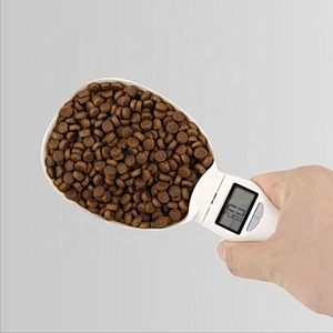 Hot selling digital LCD display  cats pet measure food mearsure scoop