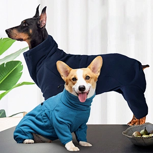 Wholesale dog winter warm clothes fashion new pet autumn and winter clothes