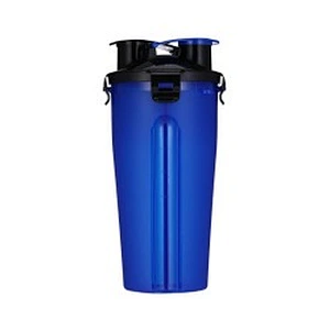 Wholesale Travel Pet Water And Food Bottle 2 In 1 Plastic Portable Dog Water Bottle With Bowl