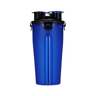 Wholesale Travel Pet Water And Food Bottle 2 In 1 Plastic Portable Dog Water Bottle With Bowl