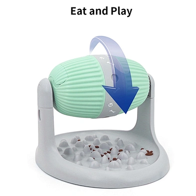 Pet Cat Dog Treat Dispenser Slow Feeder Roller Interactive Dog Treat Toy