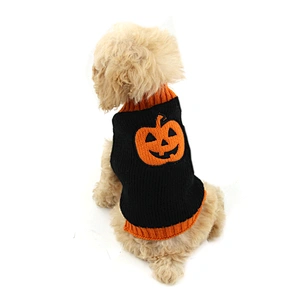 Pumpkin Dog Halloween Costumes Wholesale Winter Warm Dog Clothes From China