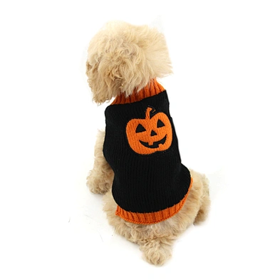 Pumpkin Dog Halloween Costumes Wholesale Winter Warm Dog Clothes From China