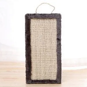 Wooden Cat Scratch Pad Modern Sisal Grind Paw Cat Scratcher Cardboard