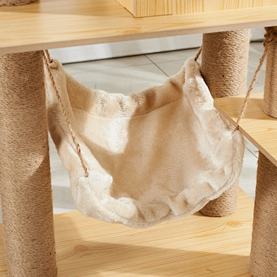 Large Cat Tree Tower Wooden Luxury Big Cat Tree House For Cats