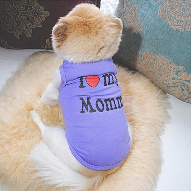 Summer Cool Puppy Dog Shirt Custom Logo Cheap Cute Pet Small Dog Summer Clothes