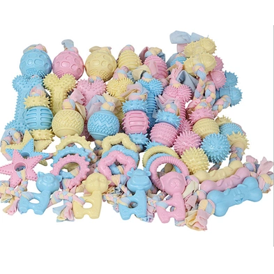 Whole sale pet toy dog TPR toy for dogs molar cleaning Dog toy
