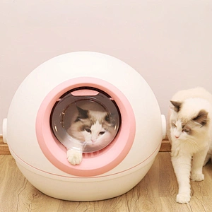Hot sale Cat litter box fully enclosed flip cover large anti-splashing cat litter box and deodorizing for cat