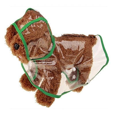 Wholesale  Dog Raincoat Dog Rain Clothes waterproof Pet Clothes Transparent Raincoat