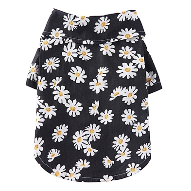 Hawaii Dog Summer Shirts Wholesale Customized Cheap Flower Dog Summer Clothes