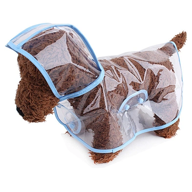 Wholesale  Dog Raincoat Dog Rain Clothes waterproof Pet Clothes Transparent Raincoat