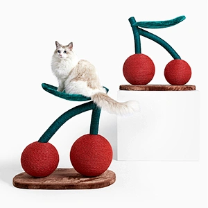 Large Cat Scratching Tree New Design Sisal Luxury Cherry Cat Tree