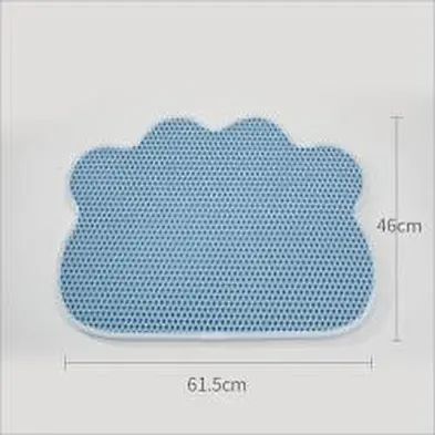 Easy Clean Cat Litter Trapper Mat Honeycomb Design EVA Double Layer Cat Litter Mat