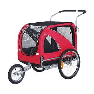 Convenient Foldable Transport Travel Durable Dog Bike Trailer