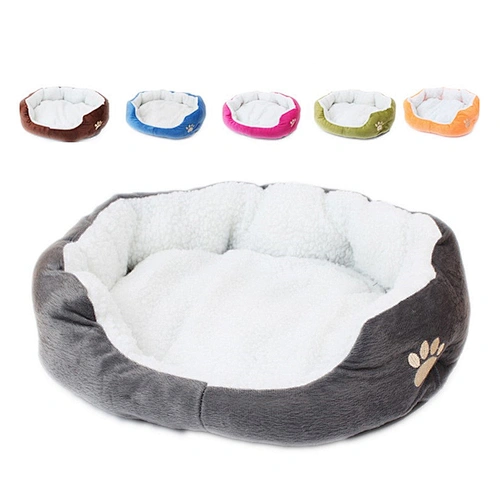 Wholesale Calming Dog Bed Orthopedic Memory Foam Plush Large Dog Bed