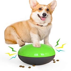 2021 new design dog interactive ball dog food dispenser dog toy