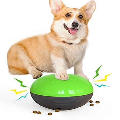 2021 new design dog interactive ball dog food dispenser dog toy