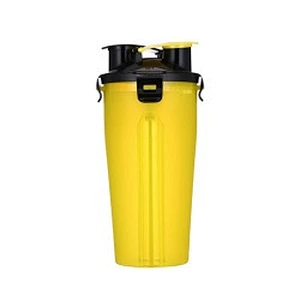 Wholesale Travel Pet Water And Food Bottle 2 In 1 Plastic Portable Dog Water Bottle With Bowl