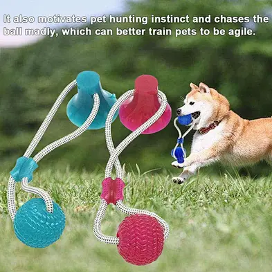 Wholesale Pet Toy Chew Tug Dog Rope Molar toy ball for dog