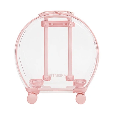 Portable Transparent Pet Trolley Case