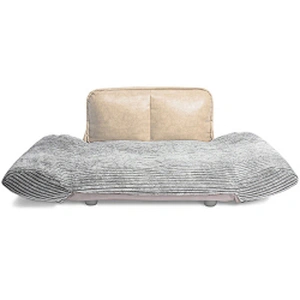 Luxury Orthopedic Dog Bed Sofa PU Leather Designer Foldable Raised Large Dog Beds