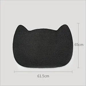 Easy Clean Cat Litter Trapper Mat Honeycomb Design EVA Double Layer Cat Litter Mat