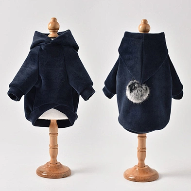 Wholesale Pet dog winter clothes warm hoodie for winter and autumn