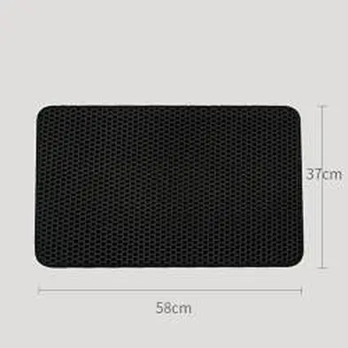 Easy Clean Cat Litter Trapper Mat Honeycomb Design EVA Double Layer Cat Litter Mat