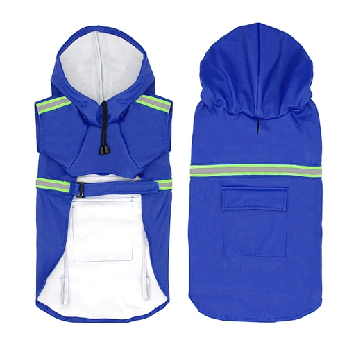 Factory directly sell reflective waterproof dog rain coat clothes pet dog coat
