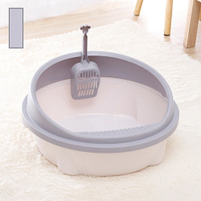 Cat Litter Box Toilet Large Design Plastic Round Cat Litter Tray For Sale