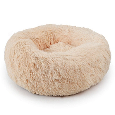 Cheap Calming Plush Good Quality Pet Donut Dog Bed for Dog Cute Fluffy Soft Cat Bed