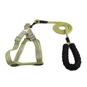 Security Step In Material Large Dog Warking Harness And Leash Set