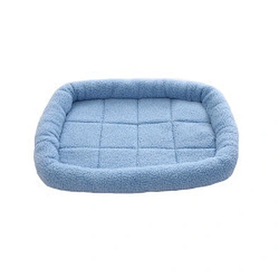 Fleece Dog Mat Wholesale Winter Warm Soft Coral Fleece Cat Pet Dog Bed Memory Foam
