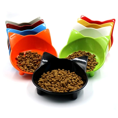 High quality cheap pet bowl cute non slip custom logo melamine dog bowl