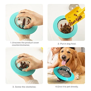 Factory directly sell UFO pet dog interactive training toys