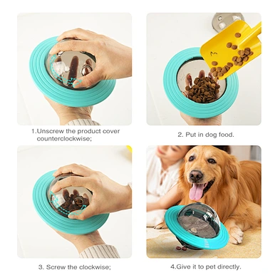 Factory directly sell UFO pet dog interactive training toys
