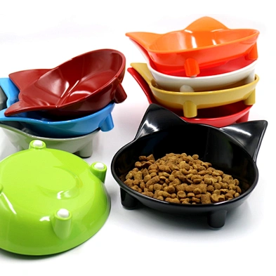 High quality cheap pet bowl cute non slip custom logo melamine dog bowl