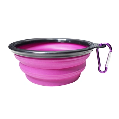 Weciygg Portable Pet Supplies Food Bowl Outdoor Folding Drinking Dog Bowl