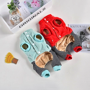 Pet Winter Clothes Wholesale Warm Flannel Panda Dog Clothes From China