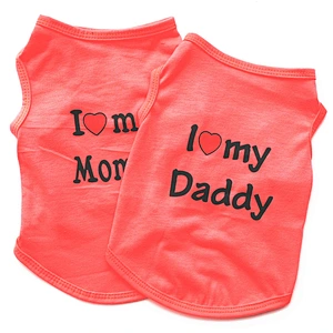 Summer Cool Puppy Dog Shirt Custom Logo Cheap Cute Pet Small Dog Summer Clothes