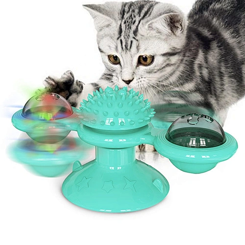 Amazon hot selling interactive toys training cat turntable pet toys