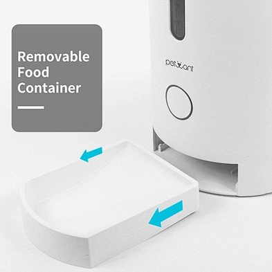 Microchip Cat Feeder Wifi Remote Control Smart Automatic Cat Food Feeder For Pet