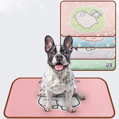 Summer Pet Dog Cooling Mat Waterproof Washable Ice Silk Cooling Mat For Dogs