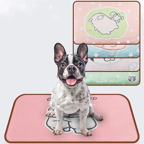 Summer Pet Dog Cooling Mat Waterproof Washable Ice Silk Cooling Mat For Dogs