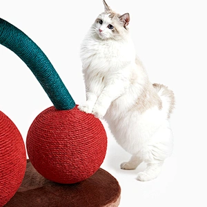 Large Cat Scratching Tree New Design Sisal Luxury Cherry Cat Tree