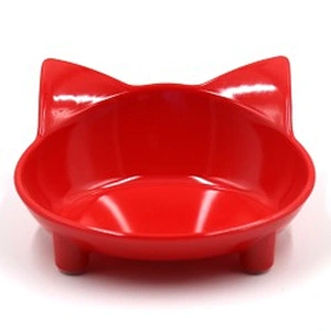 High quality cheap pet bowl cute non slip custom logo melamine dog bowl