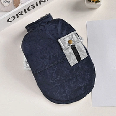 Pet Thick Flannel Warm Clothes 2021 Autumn And Winter Pocket Windproof Dog Jacket